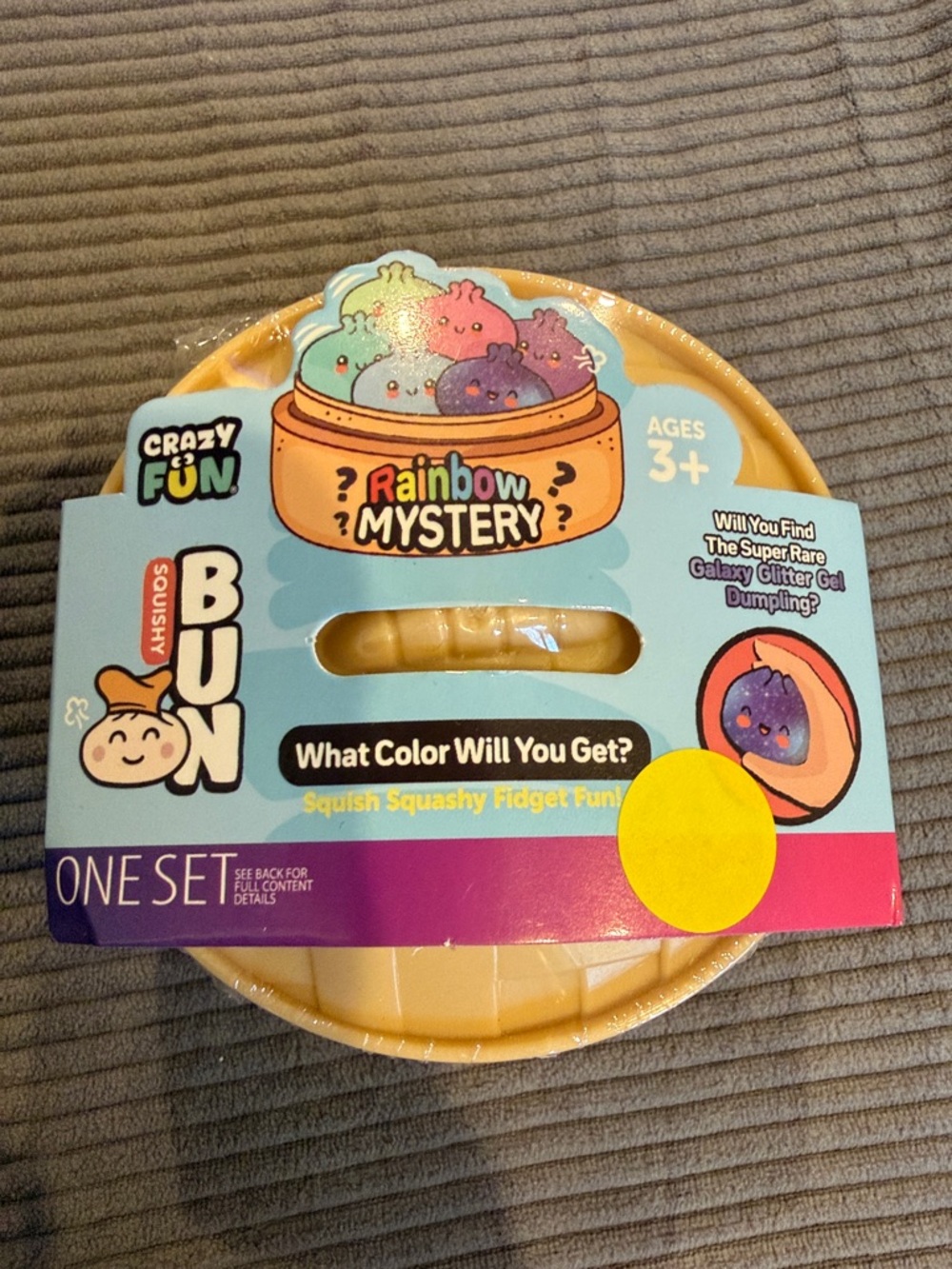 *VIRAL RARE* Squishy Dumpling!!!Crazy Fun Rainbow Mystery Squishy Bun-New in box